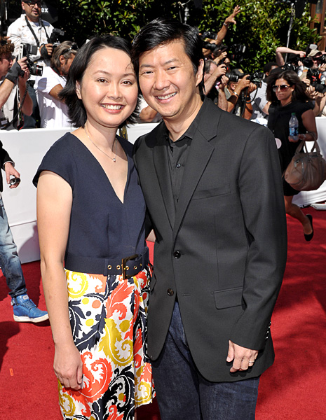 Ken Jeong and his wife
