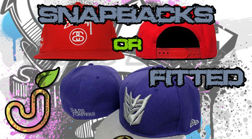 Snapbacks or Fitted caps